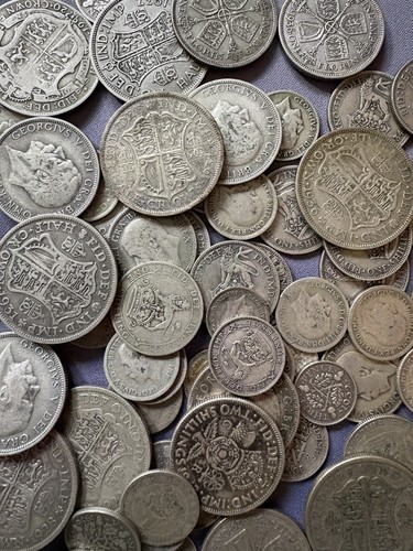 Pre 1947 silver coins - 1,