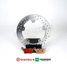 Brembo Rear Brake Disc and Newfren TS1 Pads to fit BMW F 650 CS Scarver 2002-06
