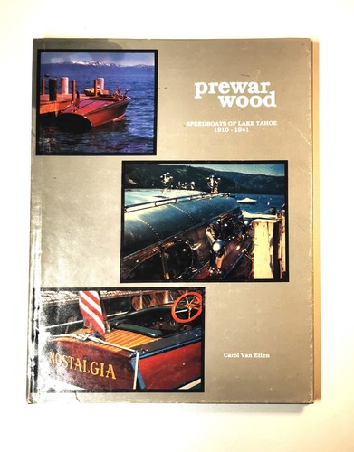 Prewar wood speedboat lake - prewar, of
