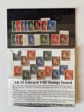 Edward VIII Stamp Collection