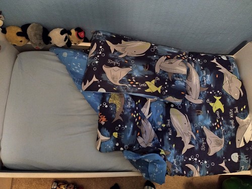 Football toddler bed - toddler, pull