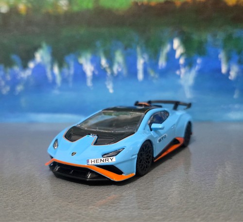 Blue lamborghini huracan - blue, sto