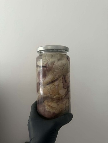 Jar preserved lamb hearts - jar, of
