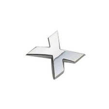 A-Z 0-9 3D Chrome Metal Letter