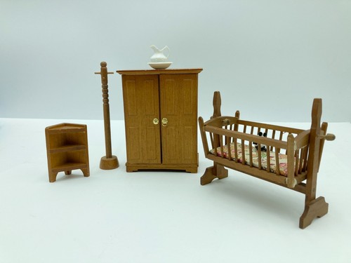 Vtg baby wood nursery - wood,