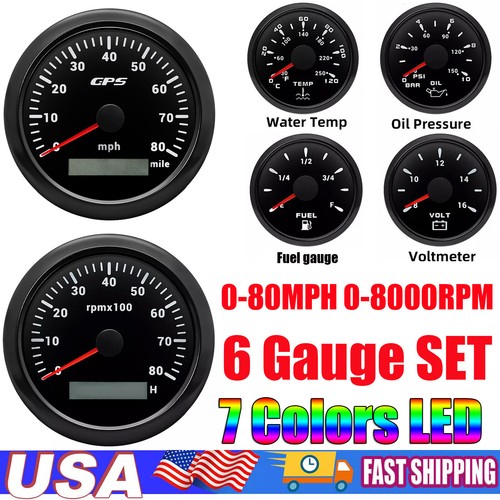 Gauge set 85mm gps - gauge,