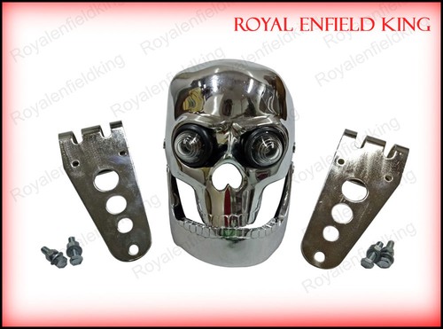 Chopper bobber skull headlight - chopper,