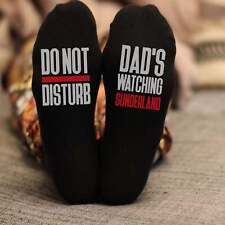Do Not Disturb Watching Sunderland Name Socks - Personalised football socks