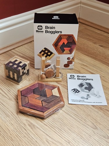 Mensa brain bogglers puzzle - mensa,