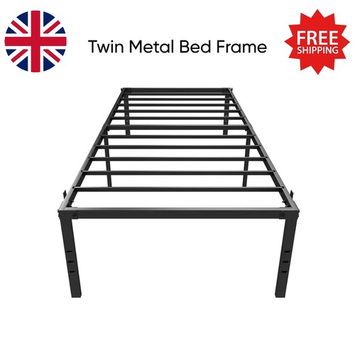 Twin metal bed frame modern - twin,