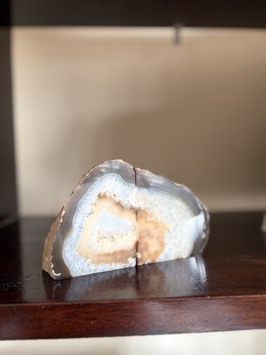 Natural agate geode - natural,