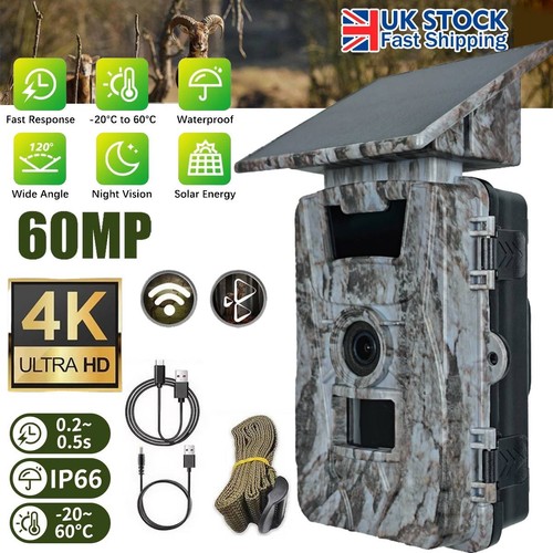 Solar wildlife camera 60mp - wildlife, 4k
