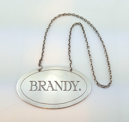 Vintage silver brandy - vintage, decanter