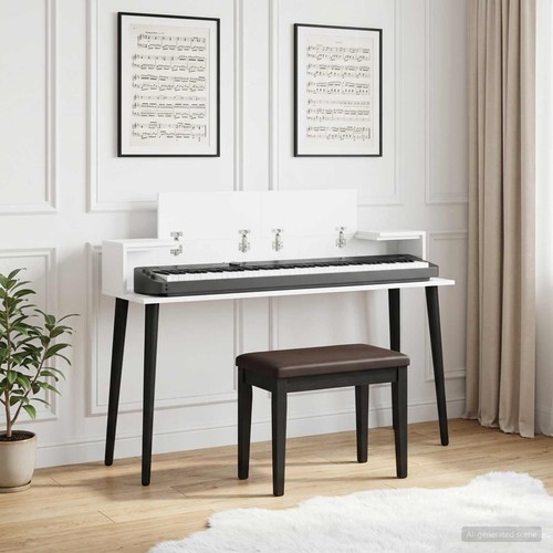 Studio desk white 130 x - 130, 36