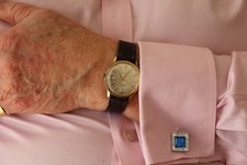 Enicar 34x40mm Automatic 1968 Swiss Vintage Rare Patina Date Mineral Crystal ...