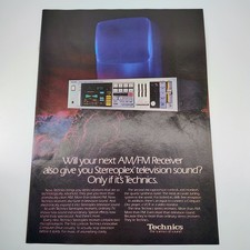 Technics Vintage Magazine Ad