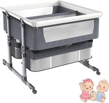 Twin Baby Crib Bassinet