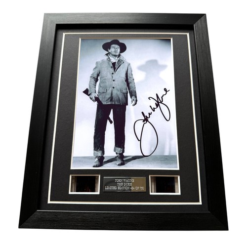 John wayne signed western - wayne,