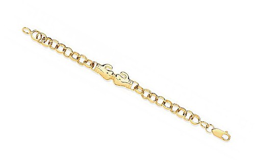 9ct yellow gold - , children's