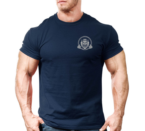 Weights lion gym shirt - t,