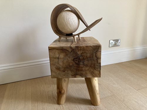 Solid wood table hand carved - solid,