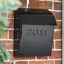 "Cityscape" Black Contemporary Style Post Box & Mail Box Letter Box With Lock