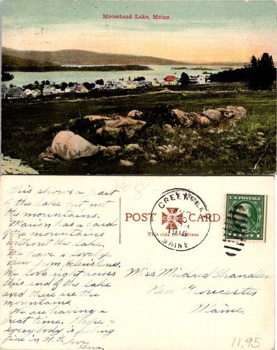Moosehead lake view from - me,