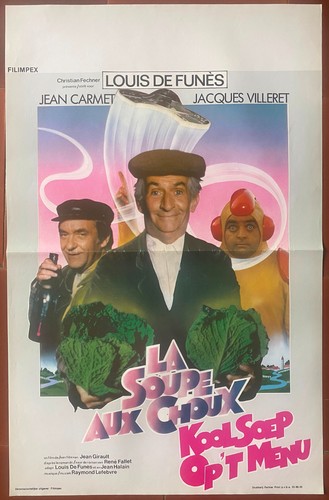 Belgian poster soupe aux - la,