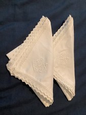 GOOD PAIR IRISH LINEN NAPKINS