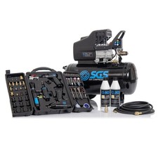 SGS 50L Air Compressor & Air Tools Kit, 71pc Set - Impact Wrench, 9.6CFM  2.5HP