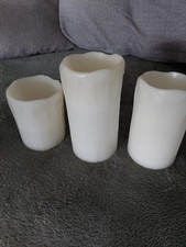 LED Battery-Operated Real Wax Candles Dripping Effect