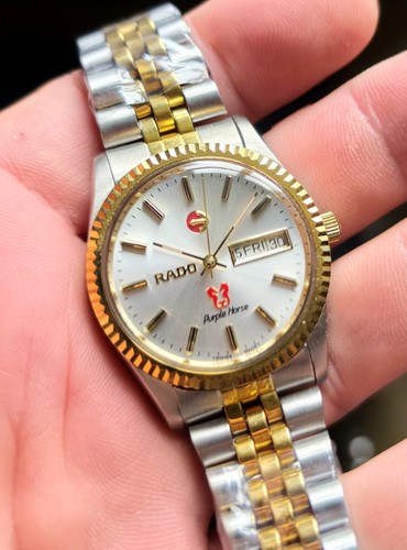 Vintage rado purple horse - vintage,