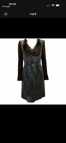 Joseph leather coat new - leather, 36/8
