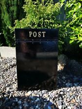 Vintage Powder Coated Steel Post Box