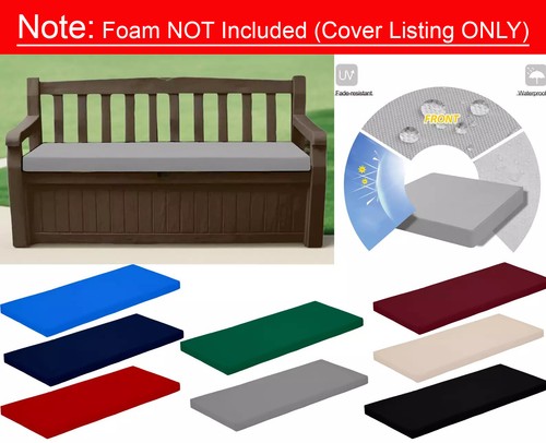 Waterproof bench cushion - cushion, cover
