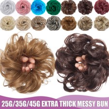 Curly Messy Hair Bun Piece