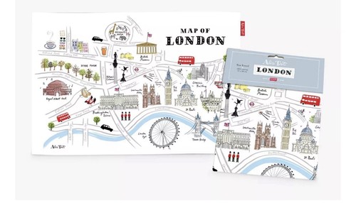 Alice tait map london - map, tea