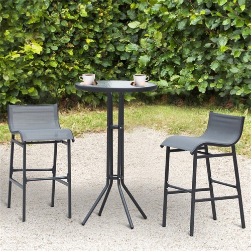 Bar chairs table set - 2, &