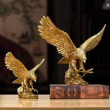 Golden Eagle Resin Statue