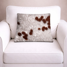 100% Natural Cowhide Pillow