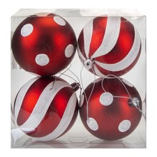 Red & White Baubles Candy Cane