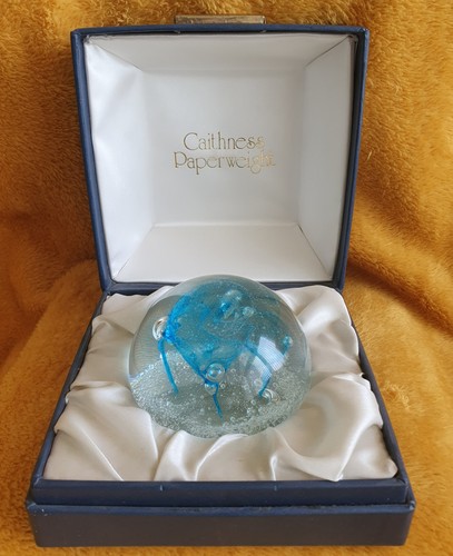 Caithness vortex paperweight - caithness,