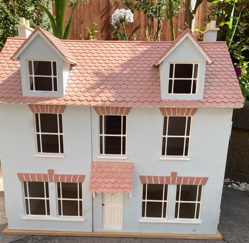 Large wooden toy dolls - large, house