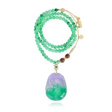 Green Jade Style Beaded