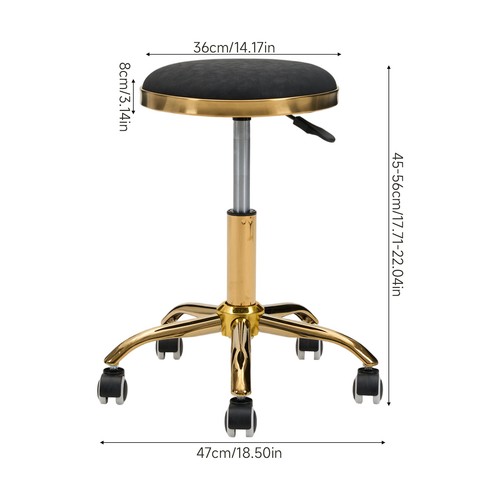 Adjustable swivel salon stool - swivel,