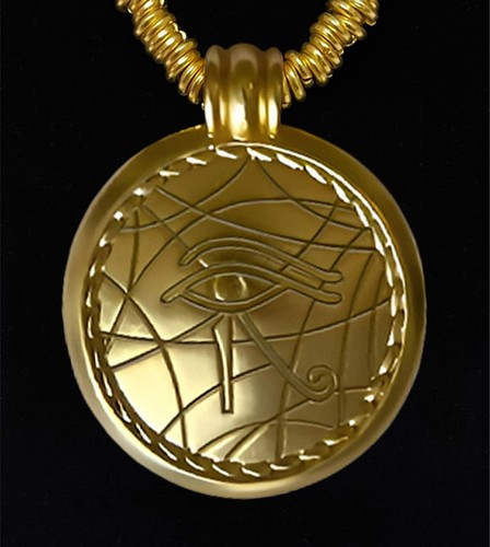 Stargate eye amulet prop - eye, ra