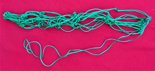 Green horse nylon - green, hay