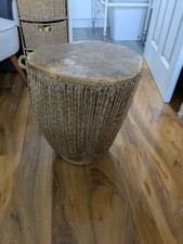 African animal skin drum - 10" -14" diameter
