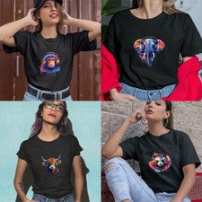 New Black Short Sleeve Summer