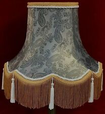 Silver Grey Paisley Lampshades
